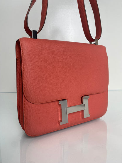 Hermes Constance 24 Pink Epsom PHW