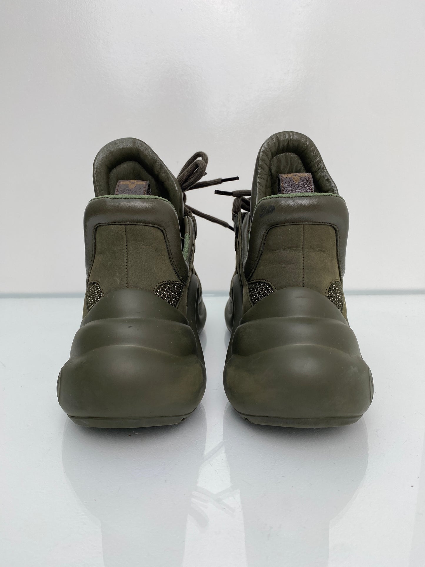 Louis Vuitton Khaki Archlight Sneakers, 38