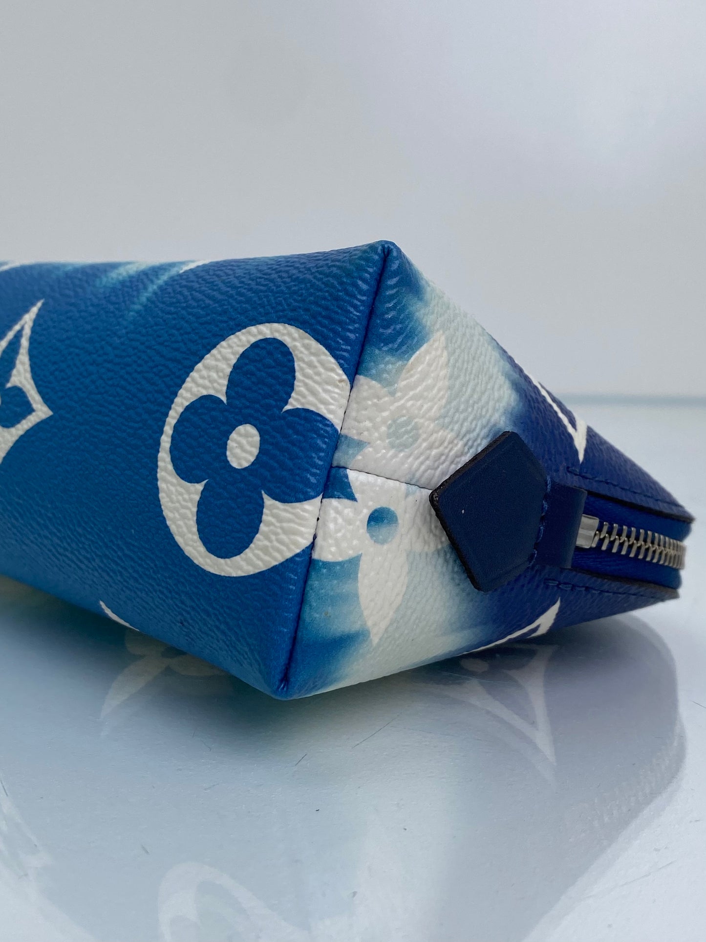 Louis Vuitton Blue Giant Monogram Escale Cosmetic Bag SHW