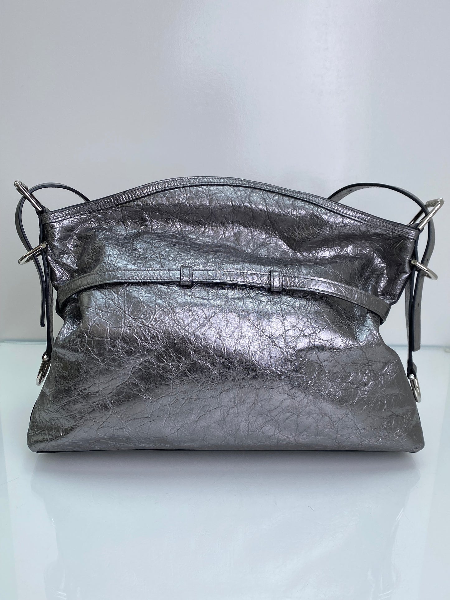 Givenchy Metallic Voyou Medium Shoulder Bag SHW