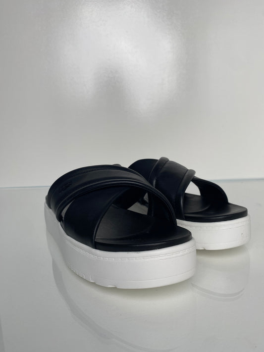 Ugg Black & White Sandals