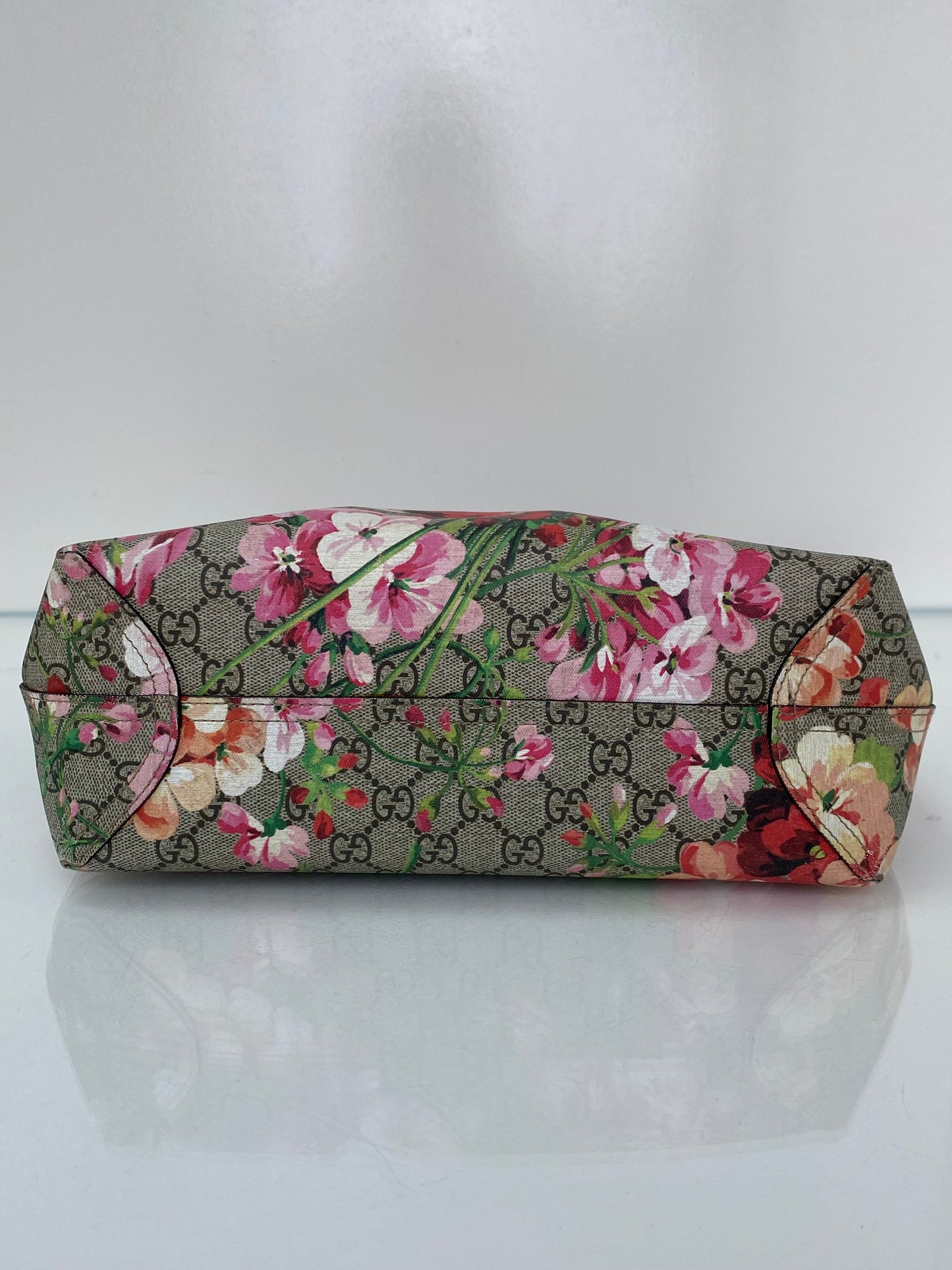Gucci GG Pink Blooms Tote Bag (As Is)
