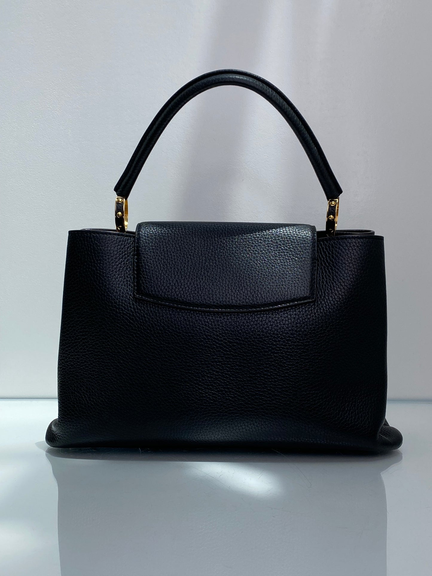 Louis Vuitton Capucines Black Large GHW