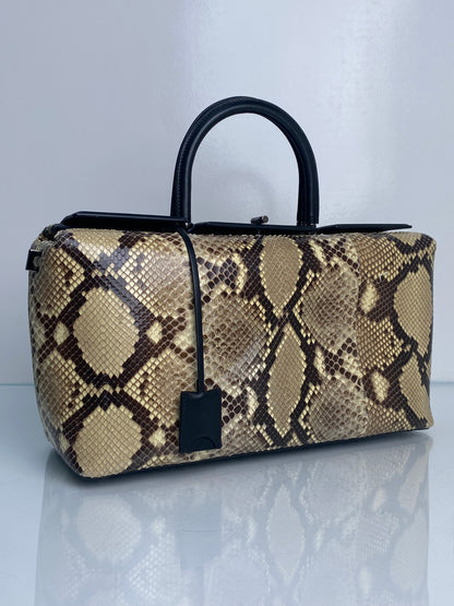 Tom Ford Black & Python Top Handle Bag RHW