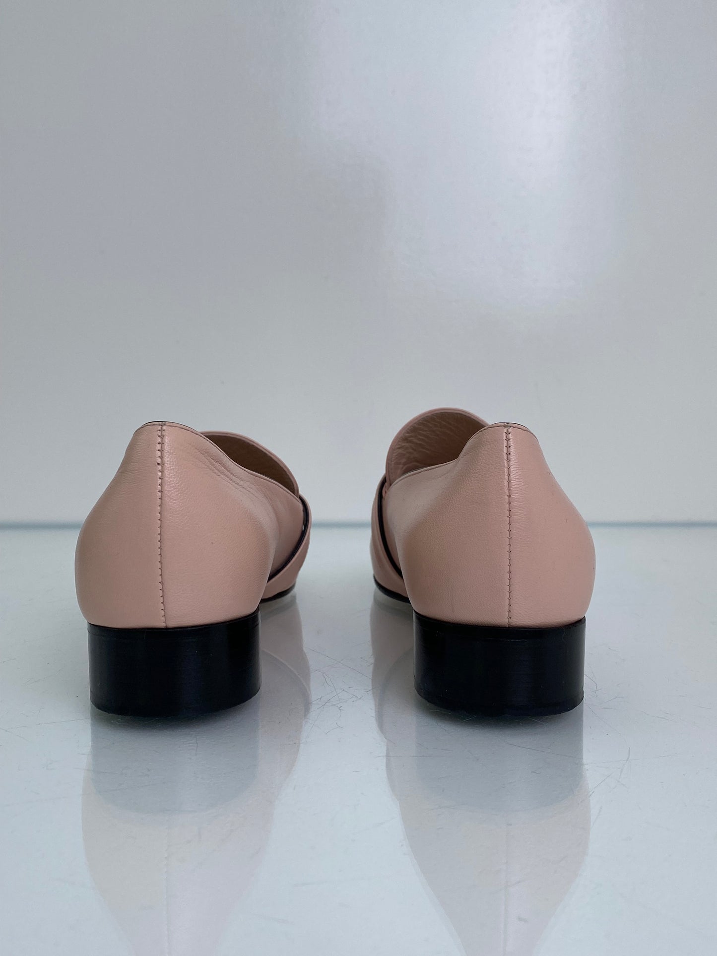 Gucci Light Pink Marmont Loafers, 37.5