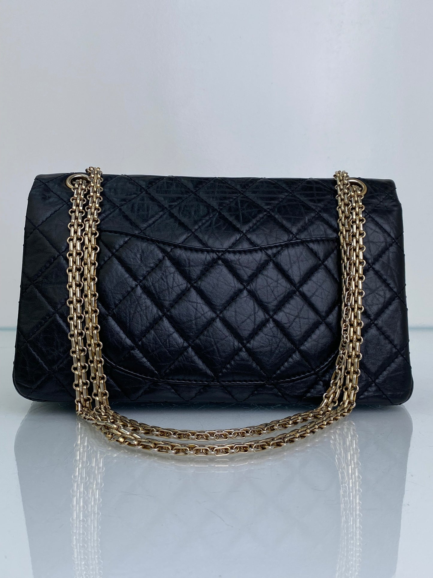 Chanel Black Reissue Medium Flap Bag GHW