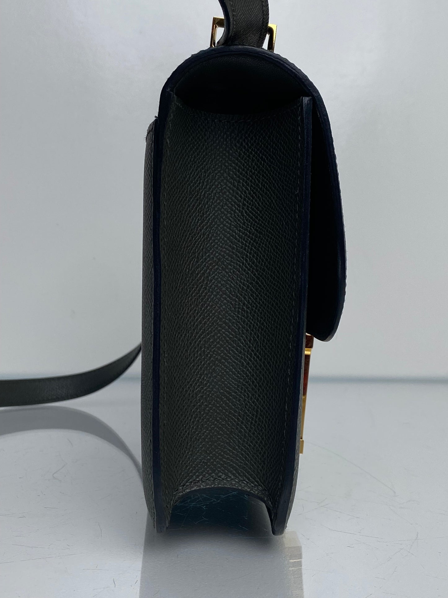 Hermes Constance 24 Vert De Gris Epsom GHW #U