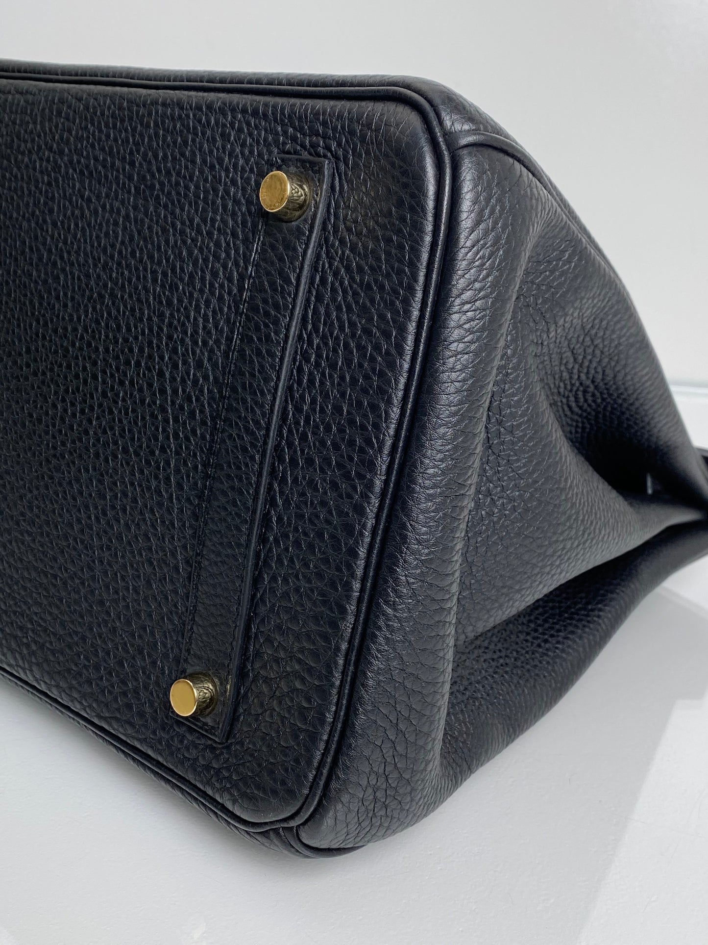 Hermes Birkin 35 Black Togo GHW #P