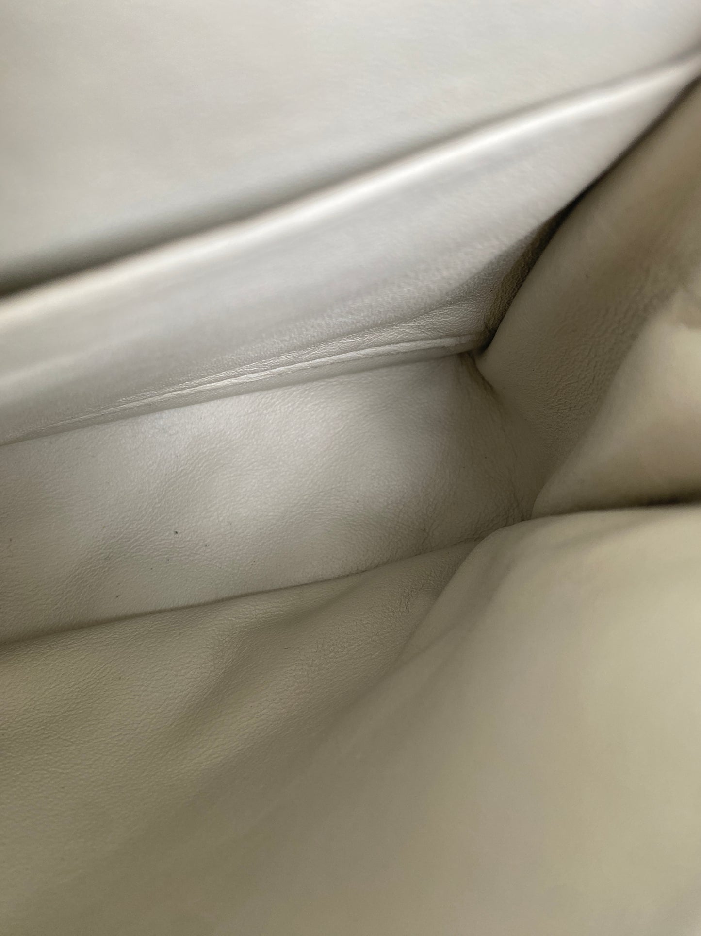 Chanel Ivory Medium Caviar Classic Double Flap SHW