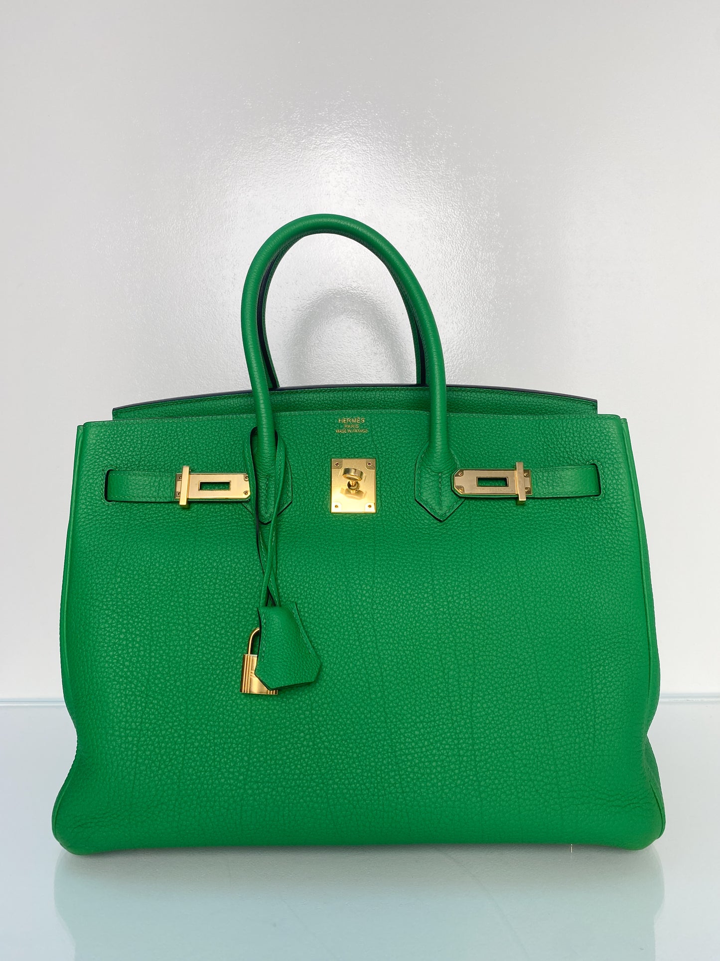 Hermes Birkin 35 Bamboo Togo GHW #R