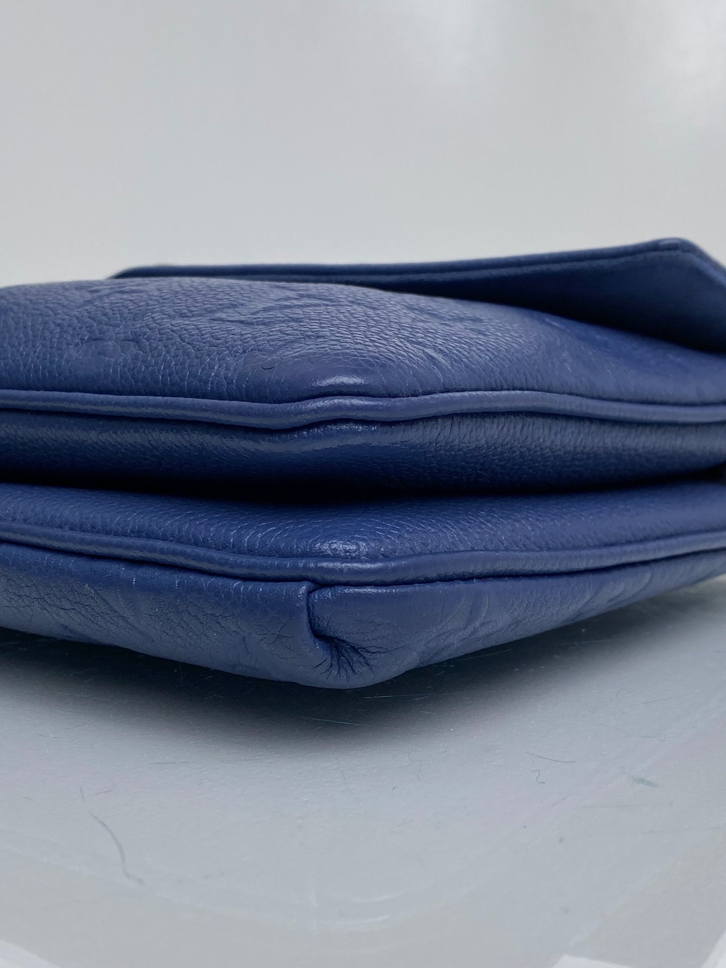 Louis Vuitton Blue Empriente Twinset Bag GHW