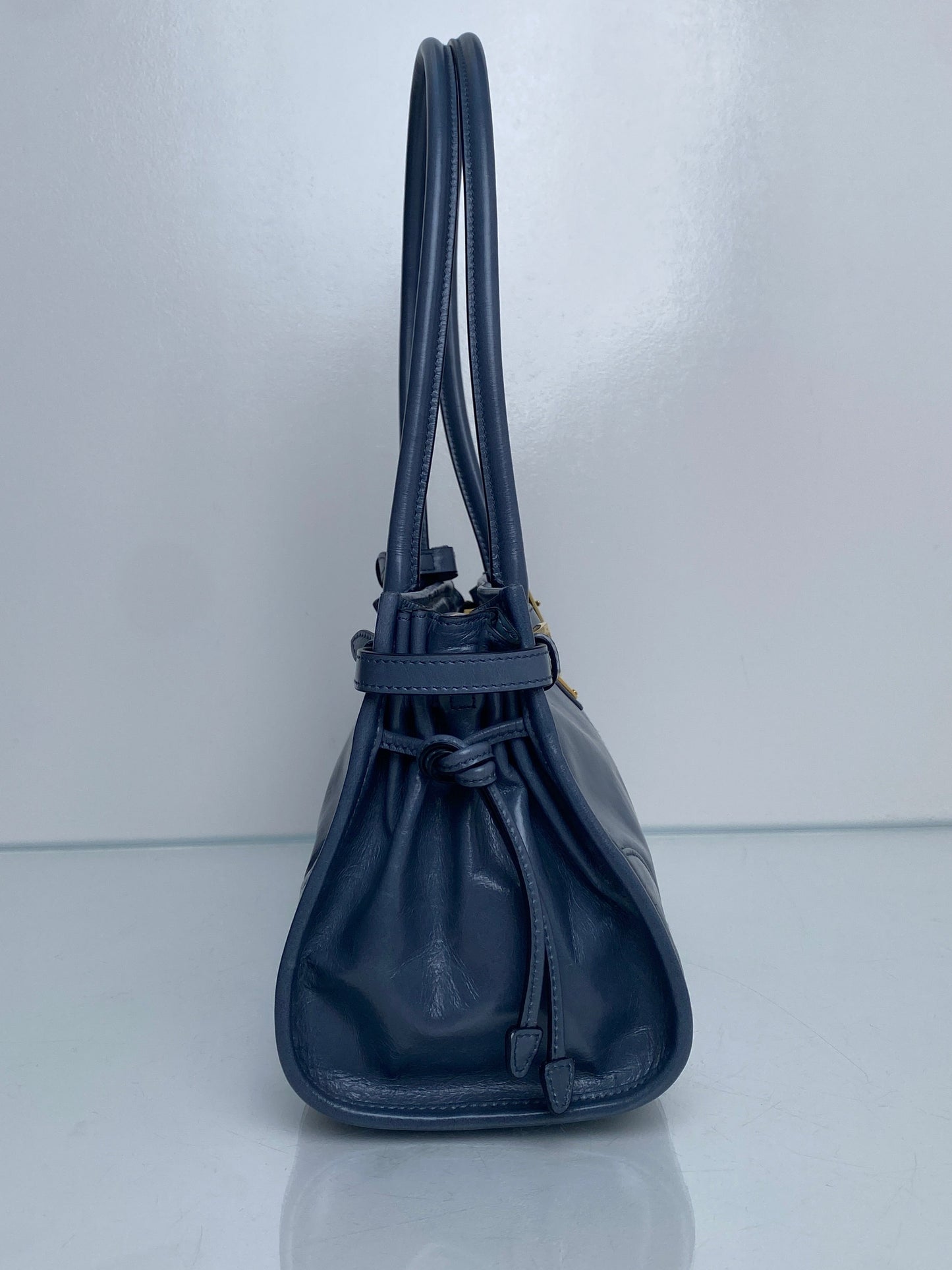Prada Bonnie Medium Airfare Blue GHW
