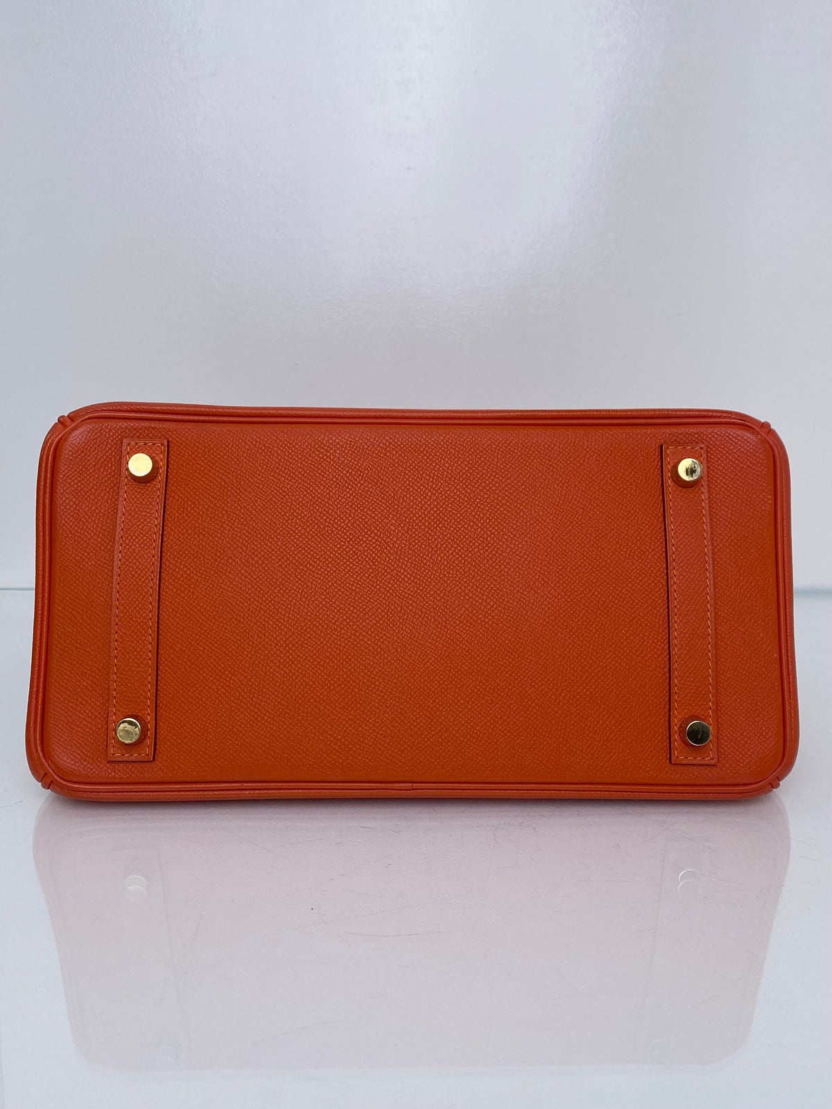 Hermes Birkin 30 Orange Poppy Epsom GHW #R