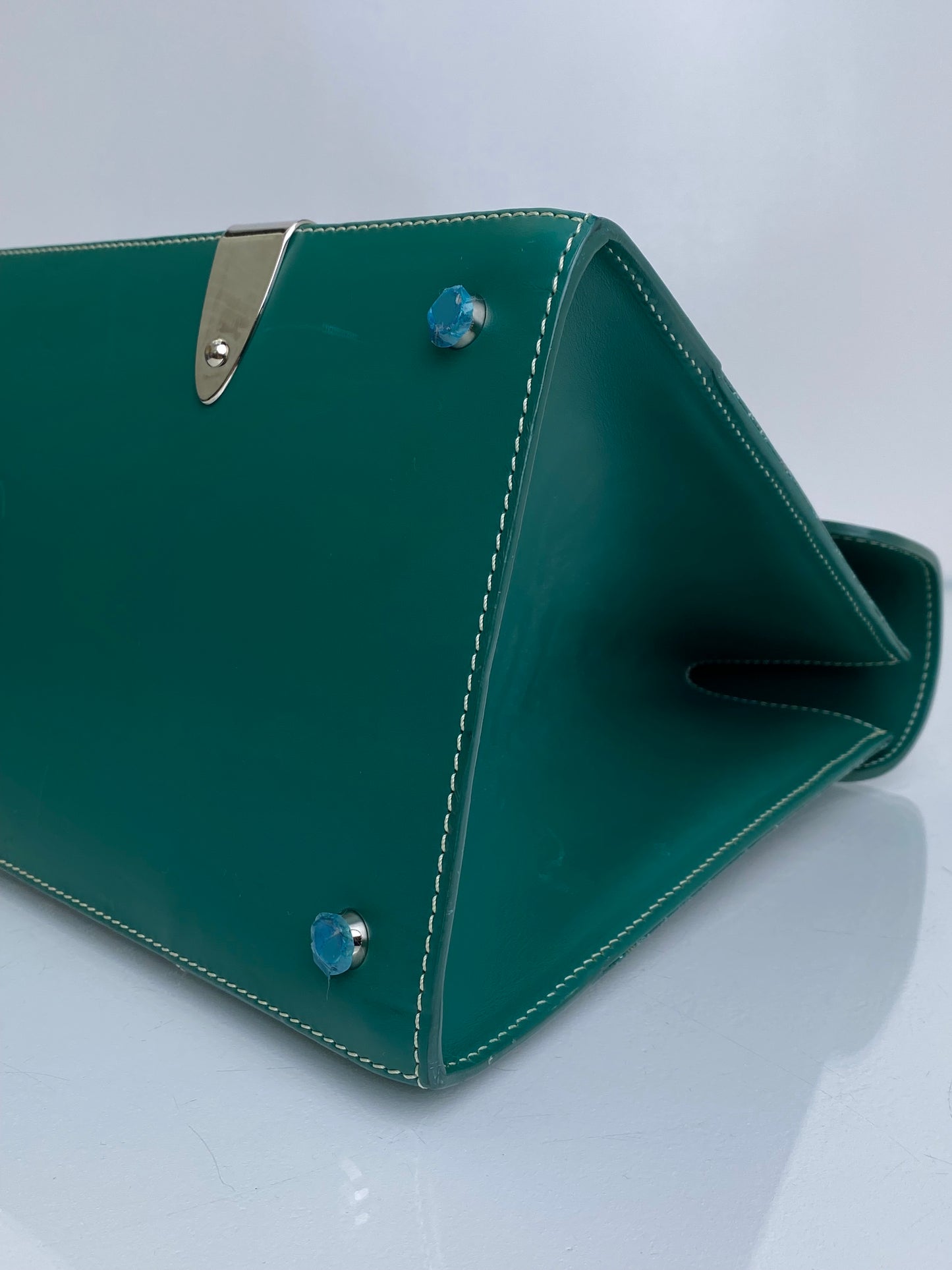 Goyard Green & Tan Saigon GM Tote Bag SHW