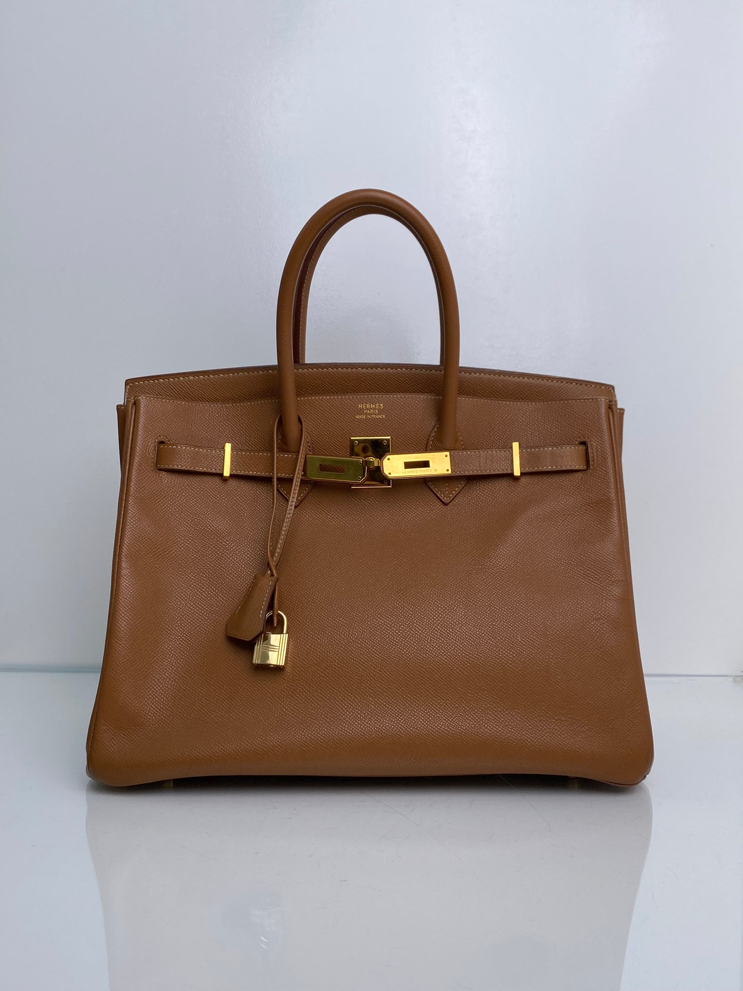 Hermes Birkin 35 Gold Epsom GHW #B