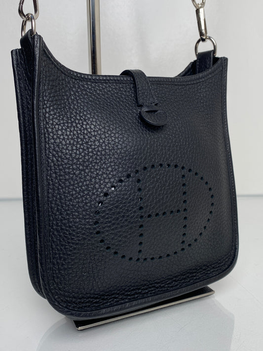 Hermes Evelyn TPM Black Togo PHW