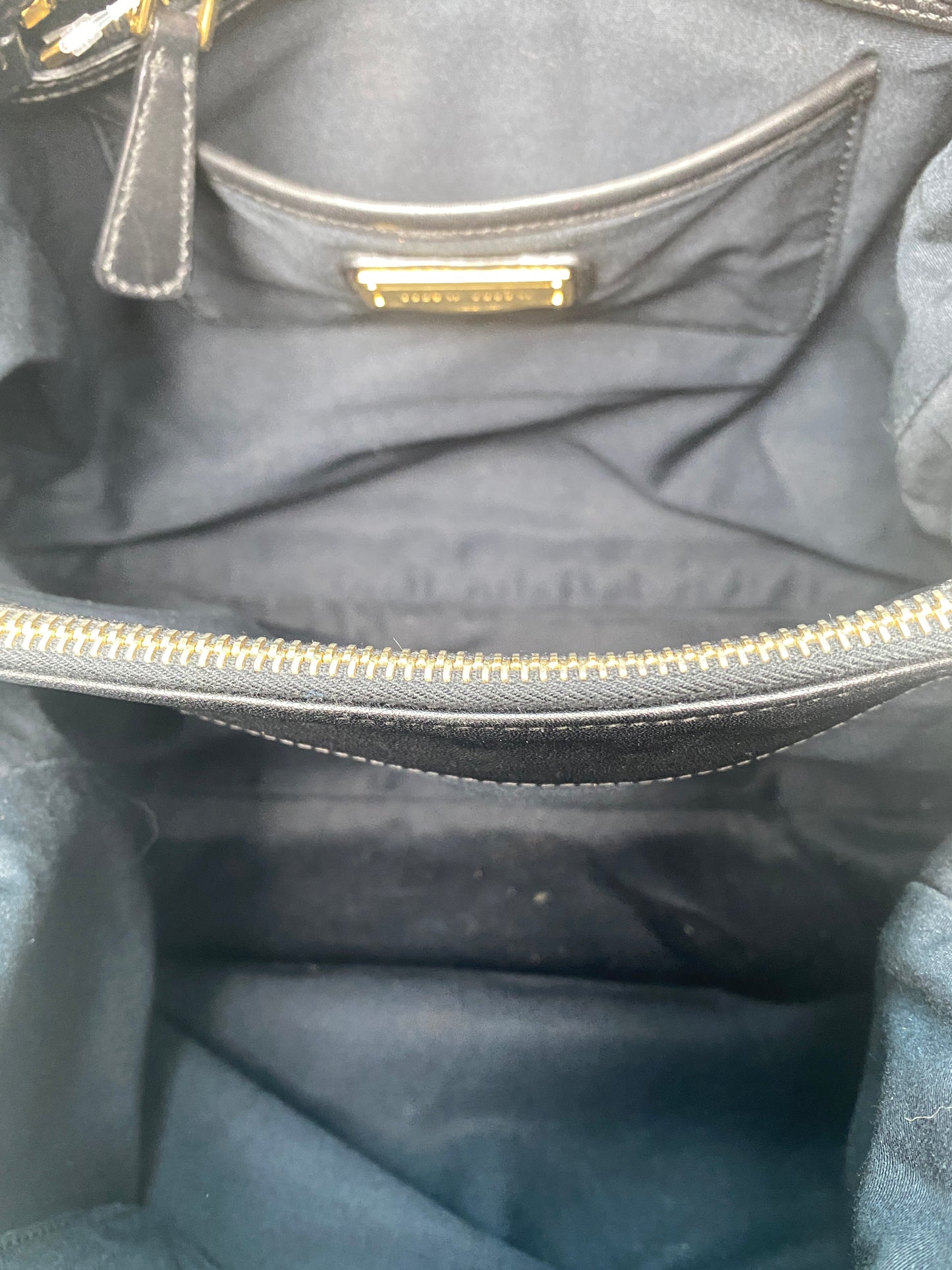 Miu Miu Black Leather Bag GHW