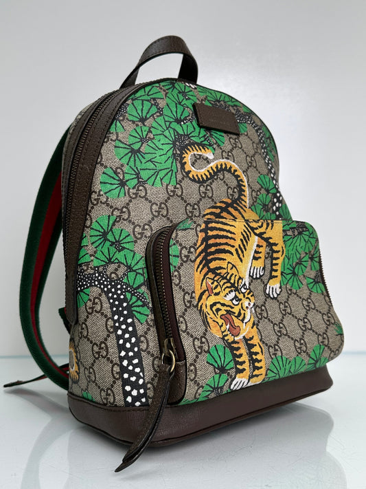 Gucci Supreme GG Bengal Backpack GHW
