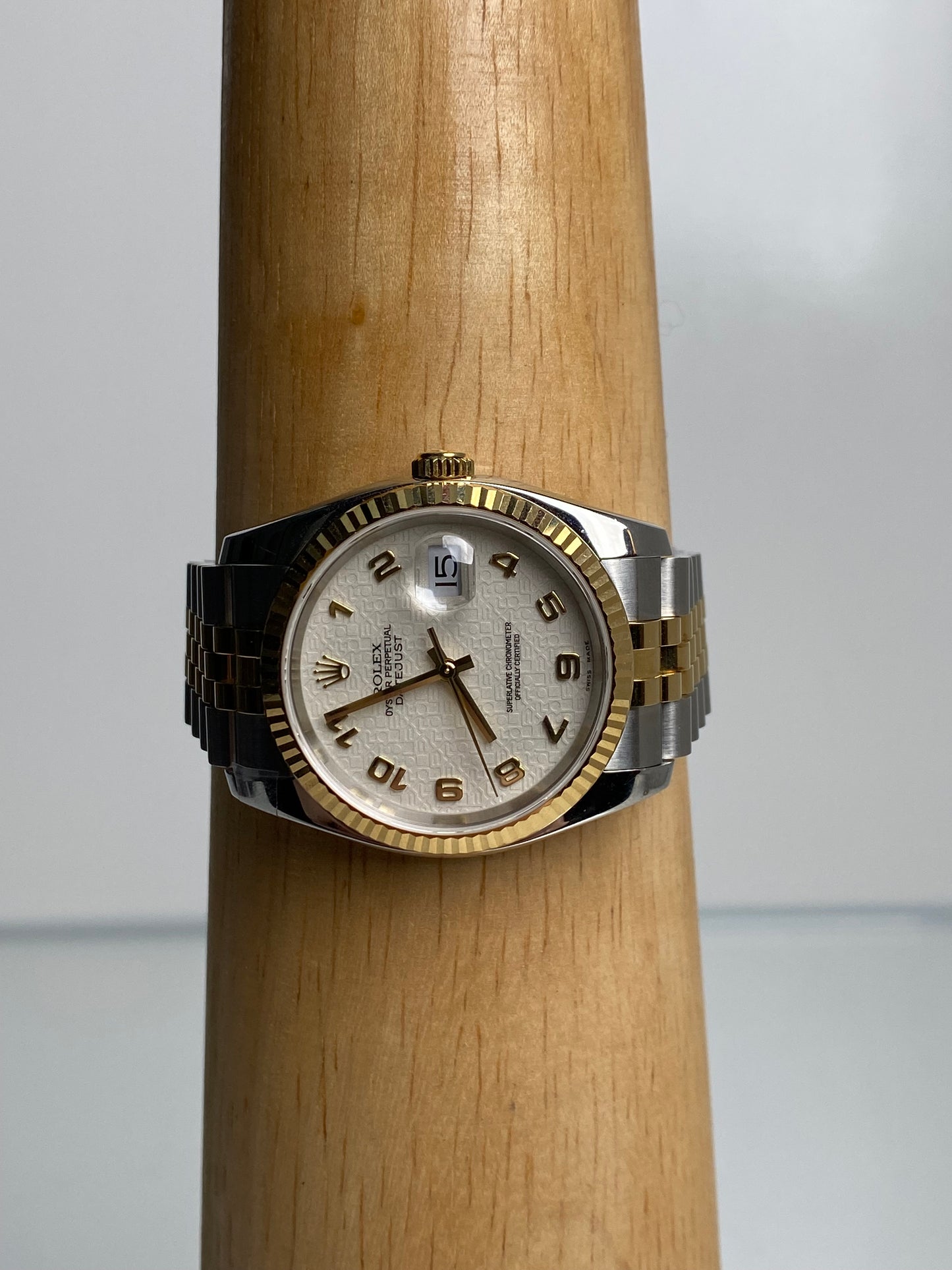 Rolex 36mm Two Tone Datejust Jubilee