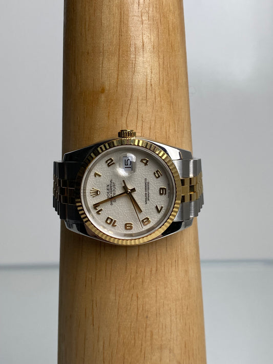 Rolex 36mm Two Tone Datejust Jubilee