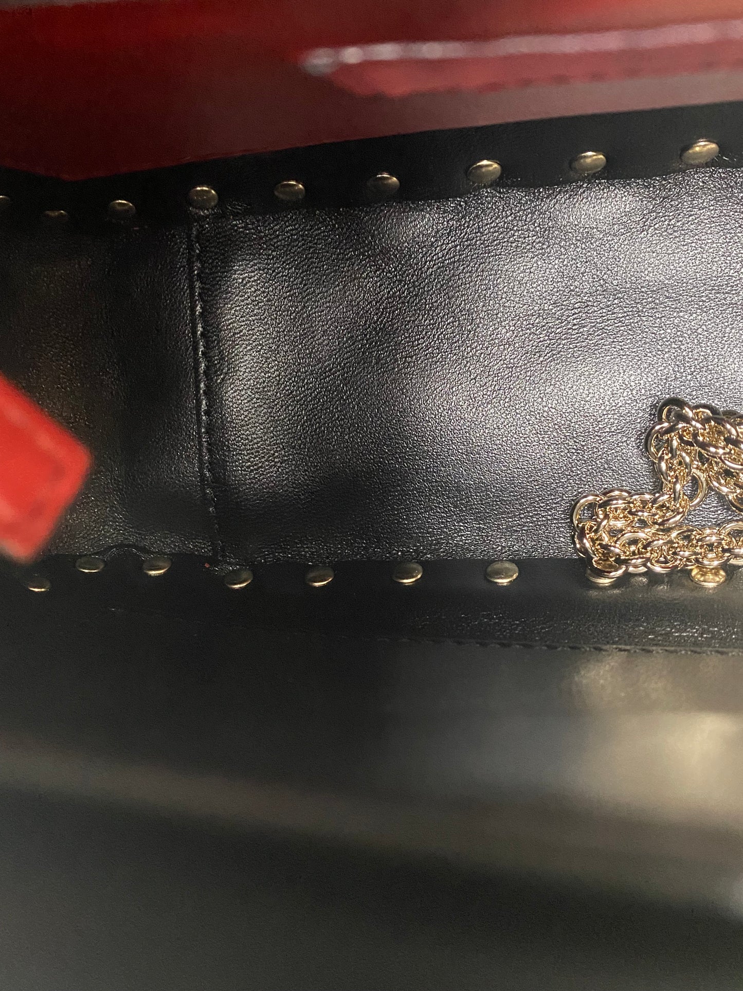 Valentino Black & White "VLTN" Rockstud Top Handle Crossbody Bag GHW