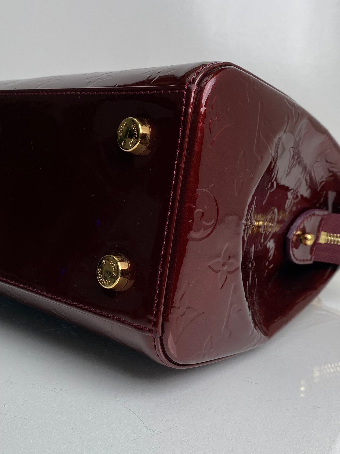 Louis Vuitton Rouge Fauviste Vernis Brea MM Bag GHW