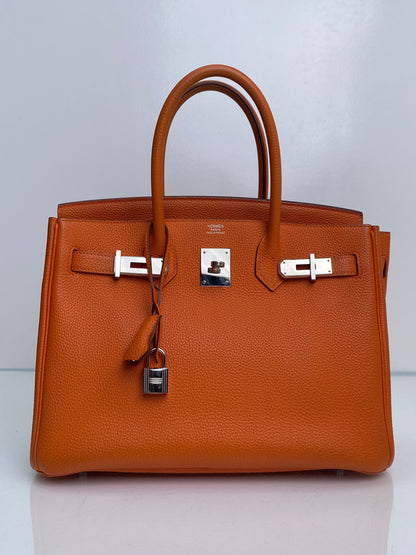 Hermes Birkin 30 Orange Togo PHW