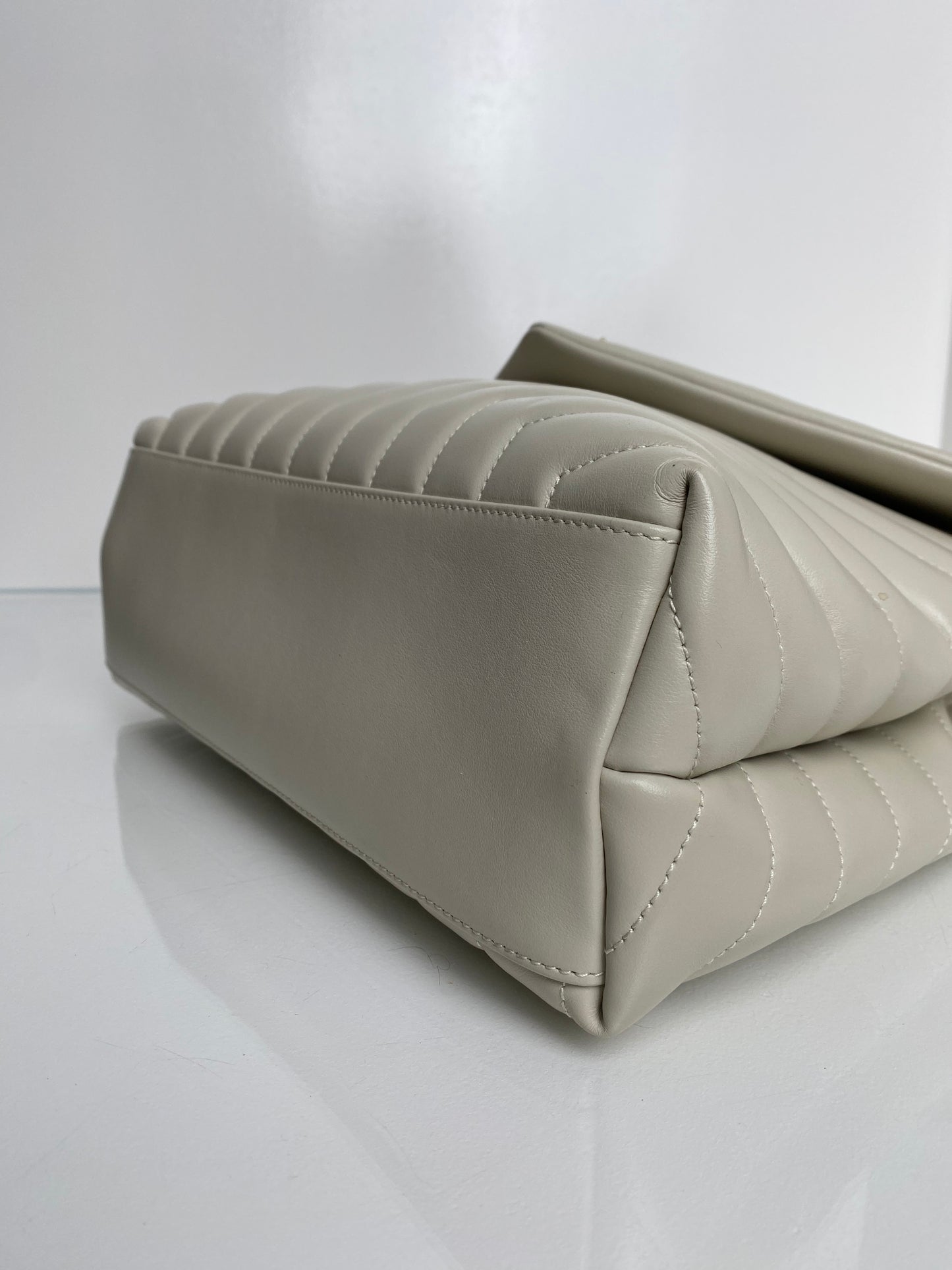 Saint Laurent Cream Lou Lou Bag GHW