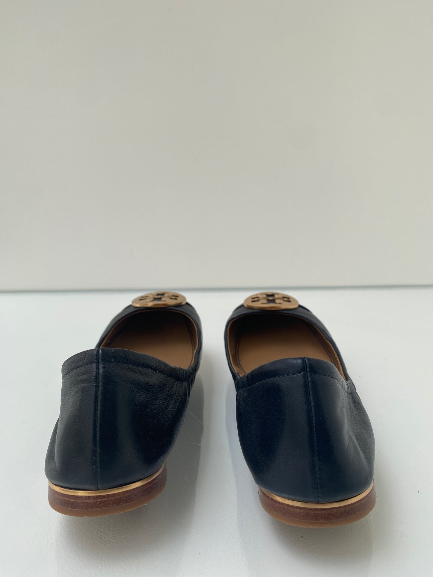 Tory Burch Black & Gold Flats