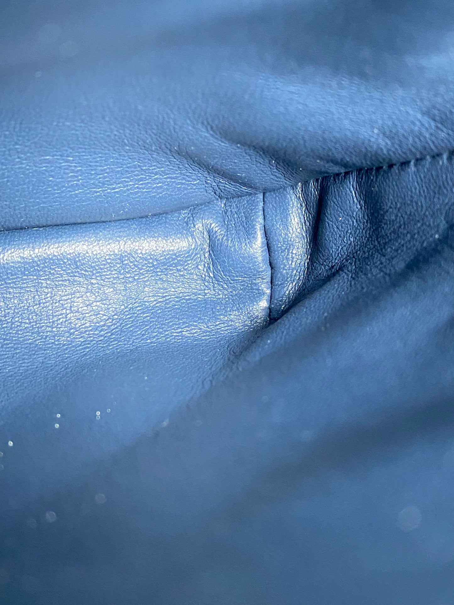 Chanel Cosmopolite Top Handle Fur Bag Dark Teal LGHW