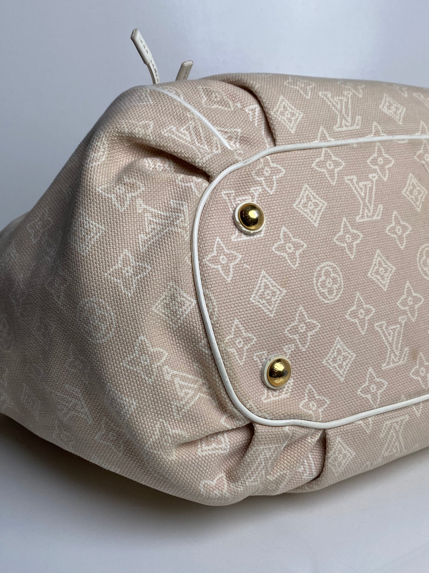 Louis Vuitton Tan & Cream Cabas Ipanema Monogram GM Tote Bag