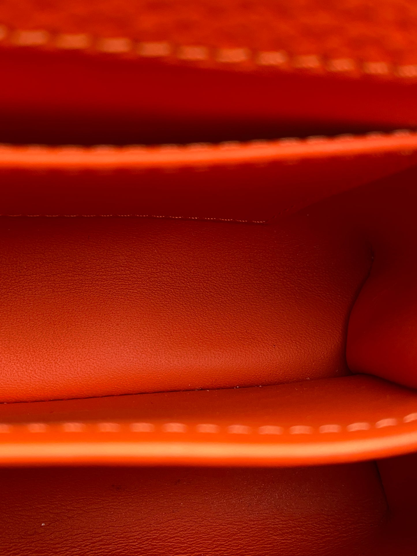 Louis Vuitton Orange Python Capucine Bag GHW