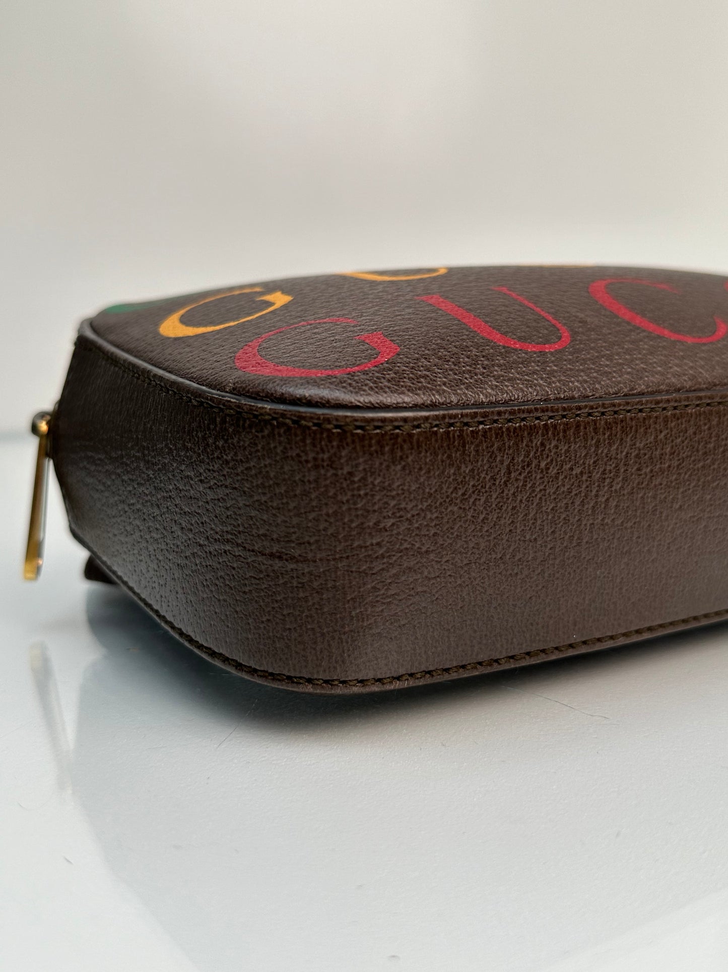 Gucci Small Brown Leather 100 Centennial Bum Bag