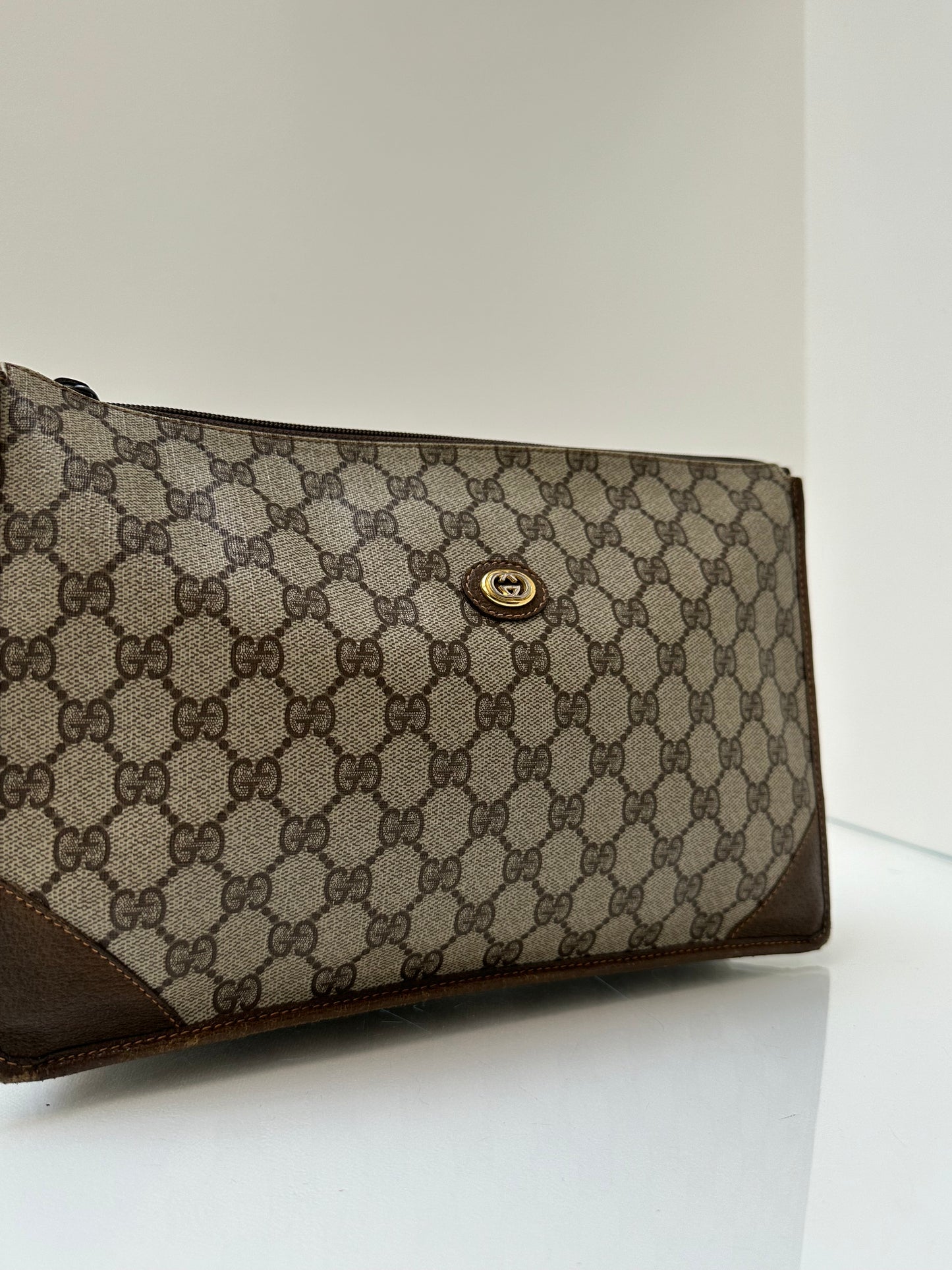 Gucci Vintage Monogram Clutch