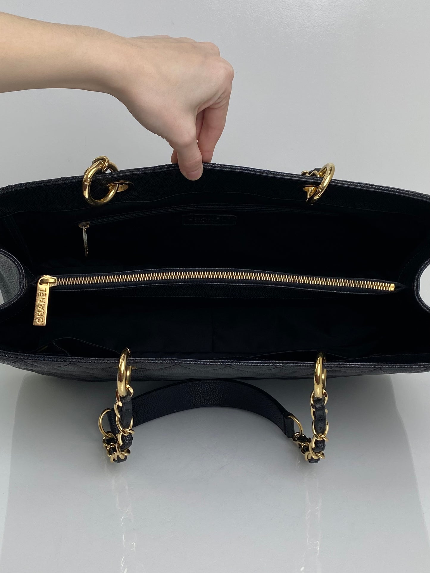 Chanel Black GST XL Caviar Bag GHW #18