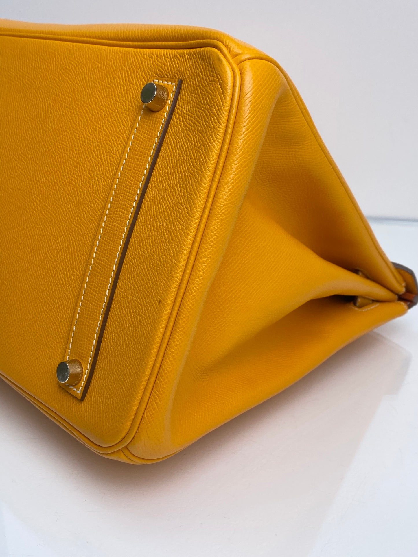 Hermes Birkin 35 Jaune Epsom GHW #P Square