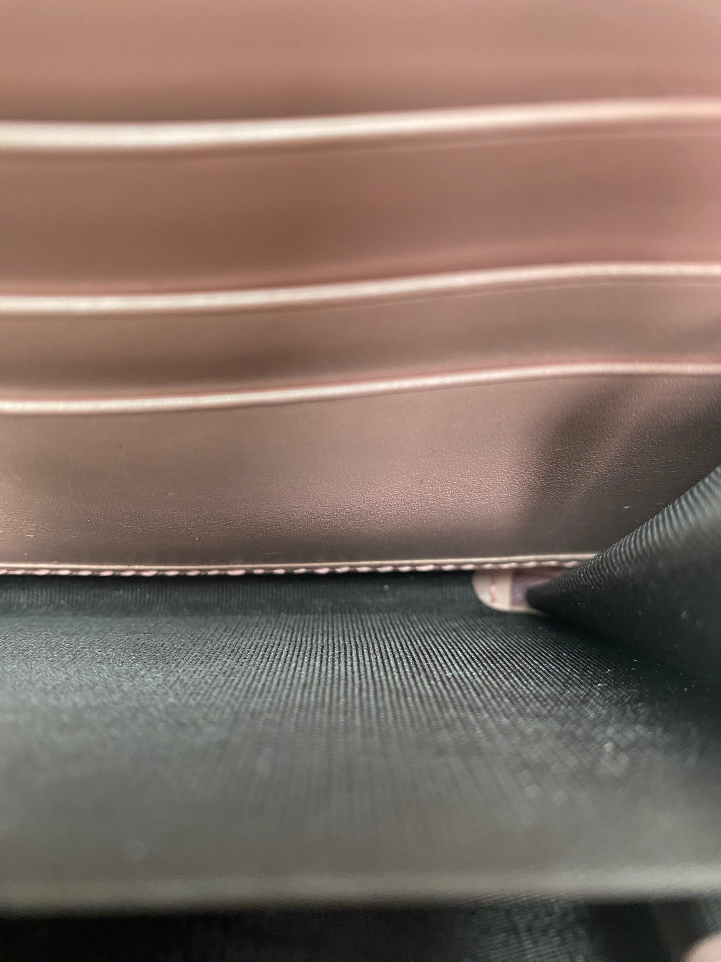 Gucci Purple Metallic Zip Wallet GHW