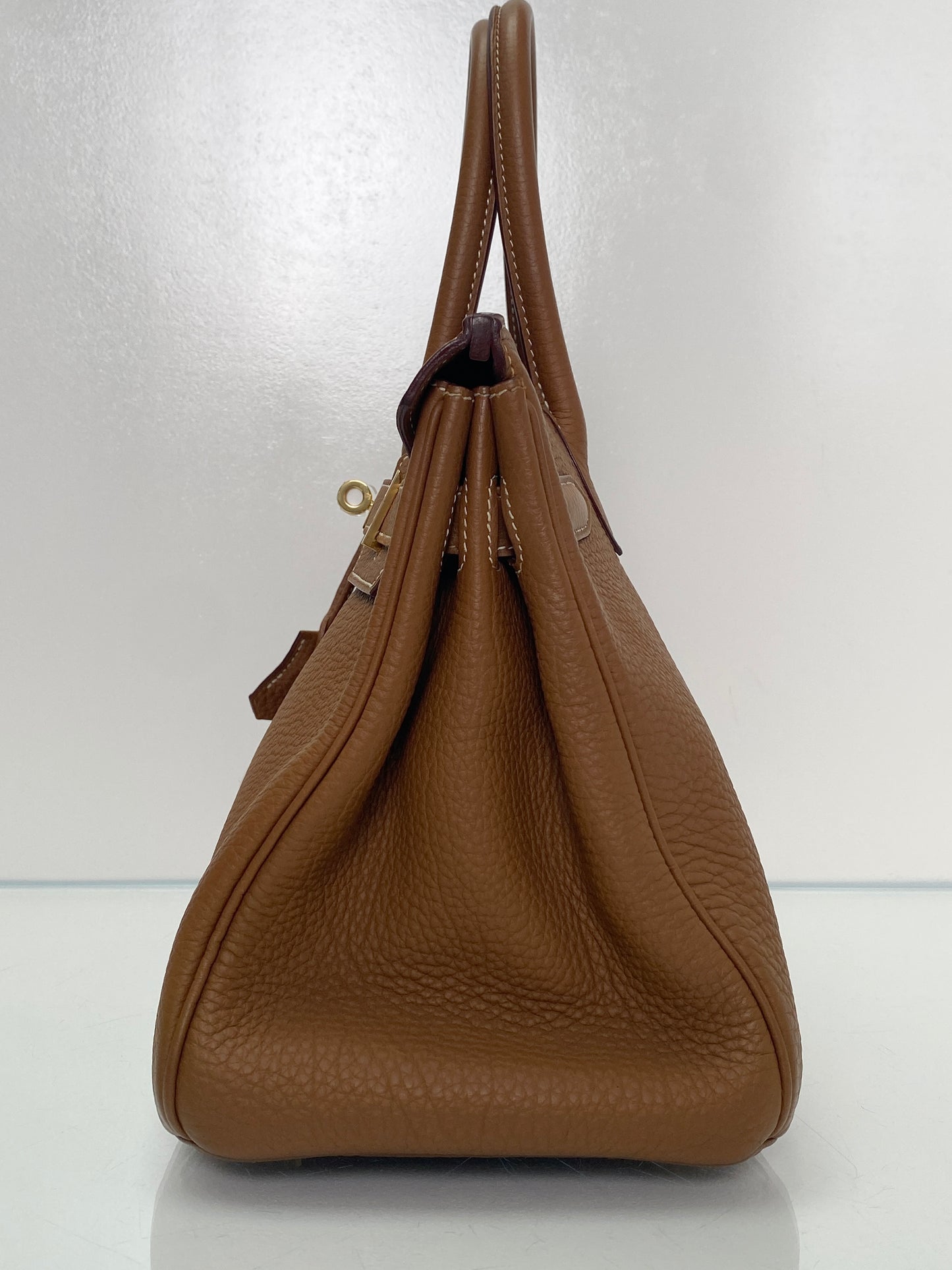 Hermes Birkin 30 Gold Togo GHW #Q