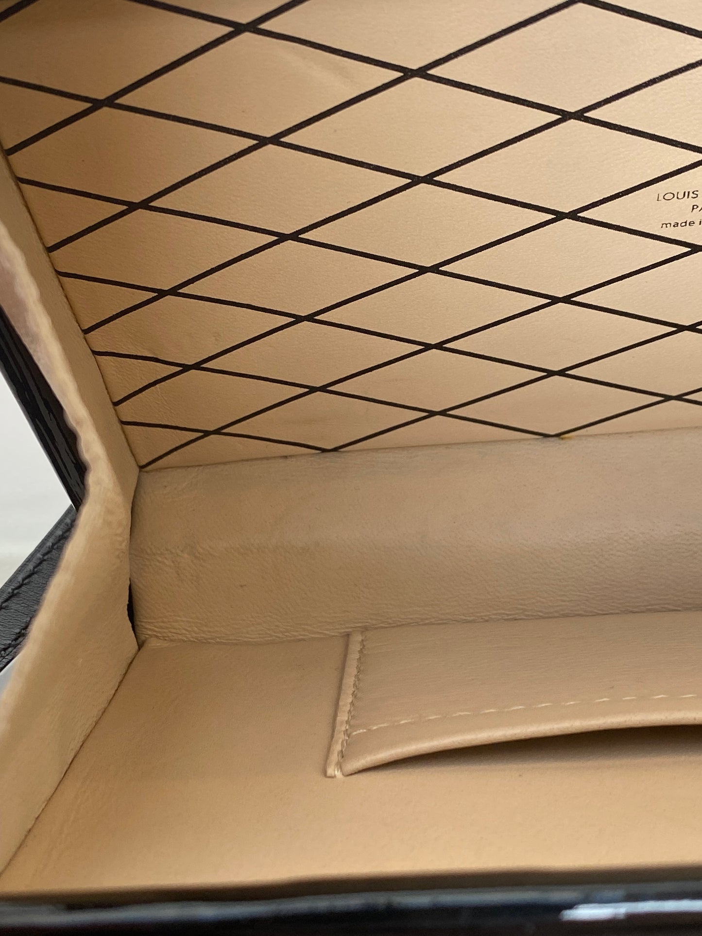 Louis Vuitton Red Epi and Black Petite Malle Trunk Crossbody Bag GHW