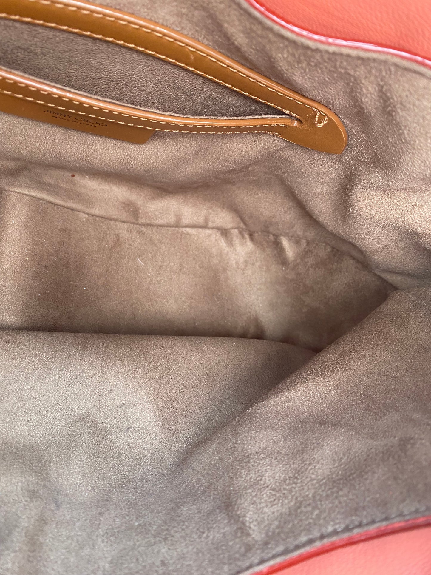 Jimmy Choo Orange Suede Hobo Bag (As Is)