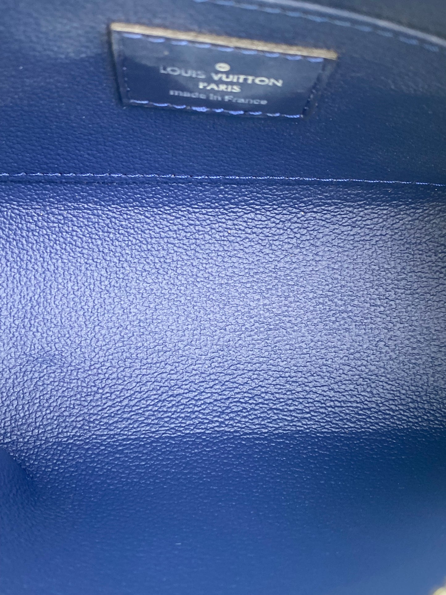 Louis Vuitton Blue Giant Monogram Escale Cosmetic Bag SHW