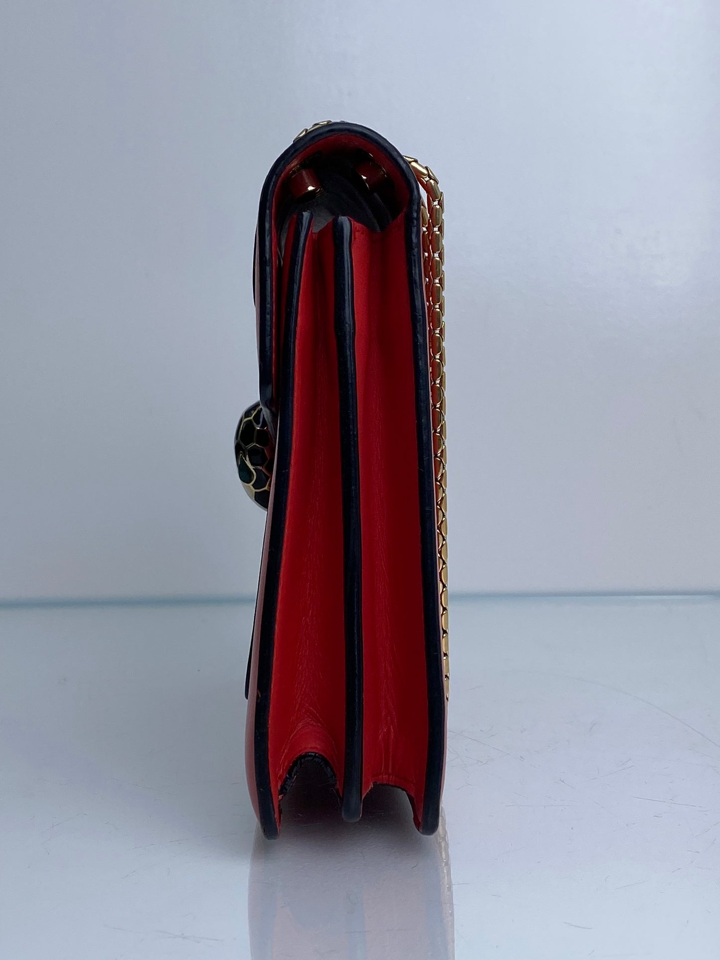 Bvlgari Red Serpenti Bag GHW