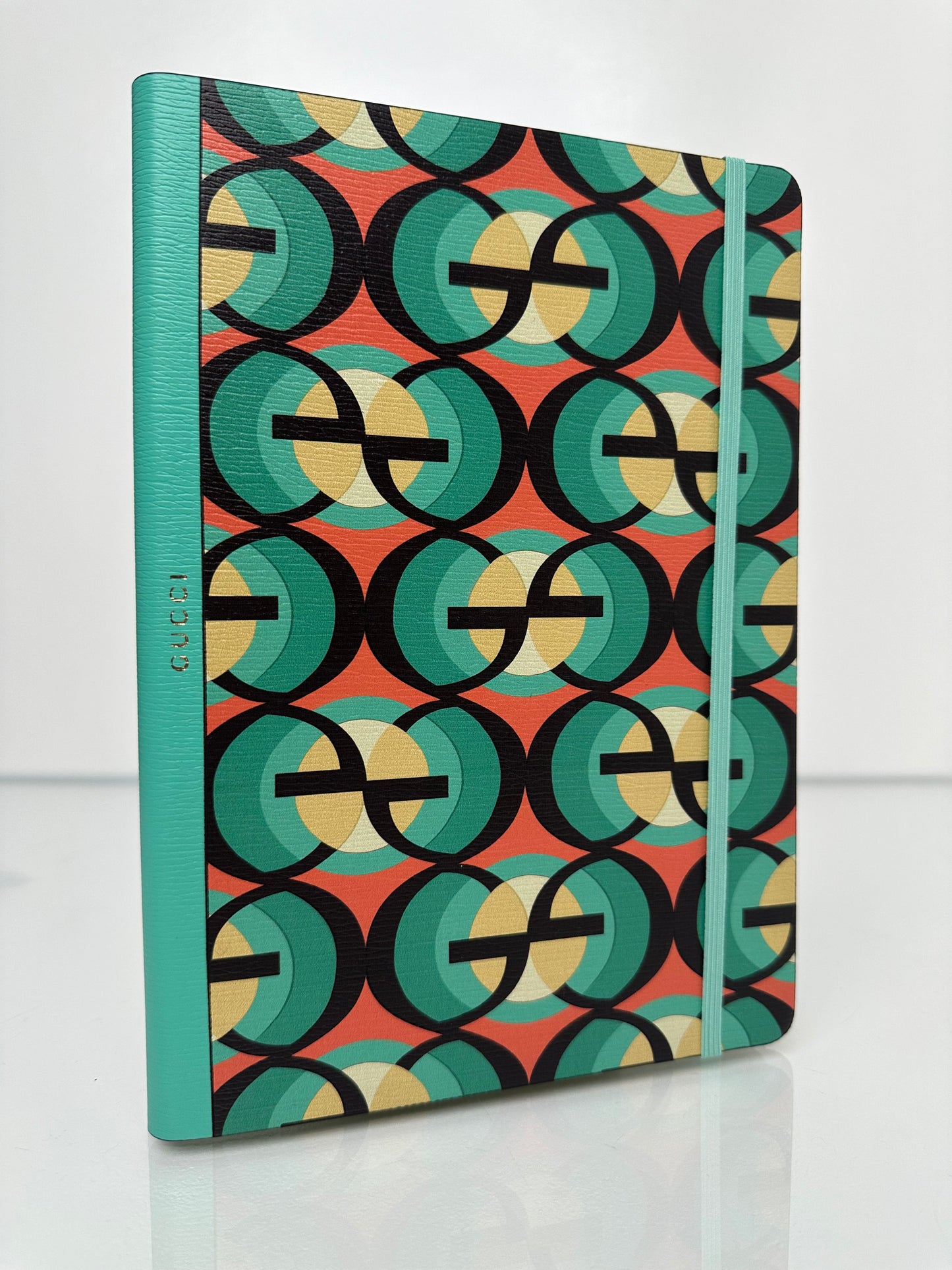 Gucci Orange, Blue & Black GG Notebook