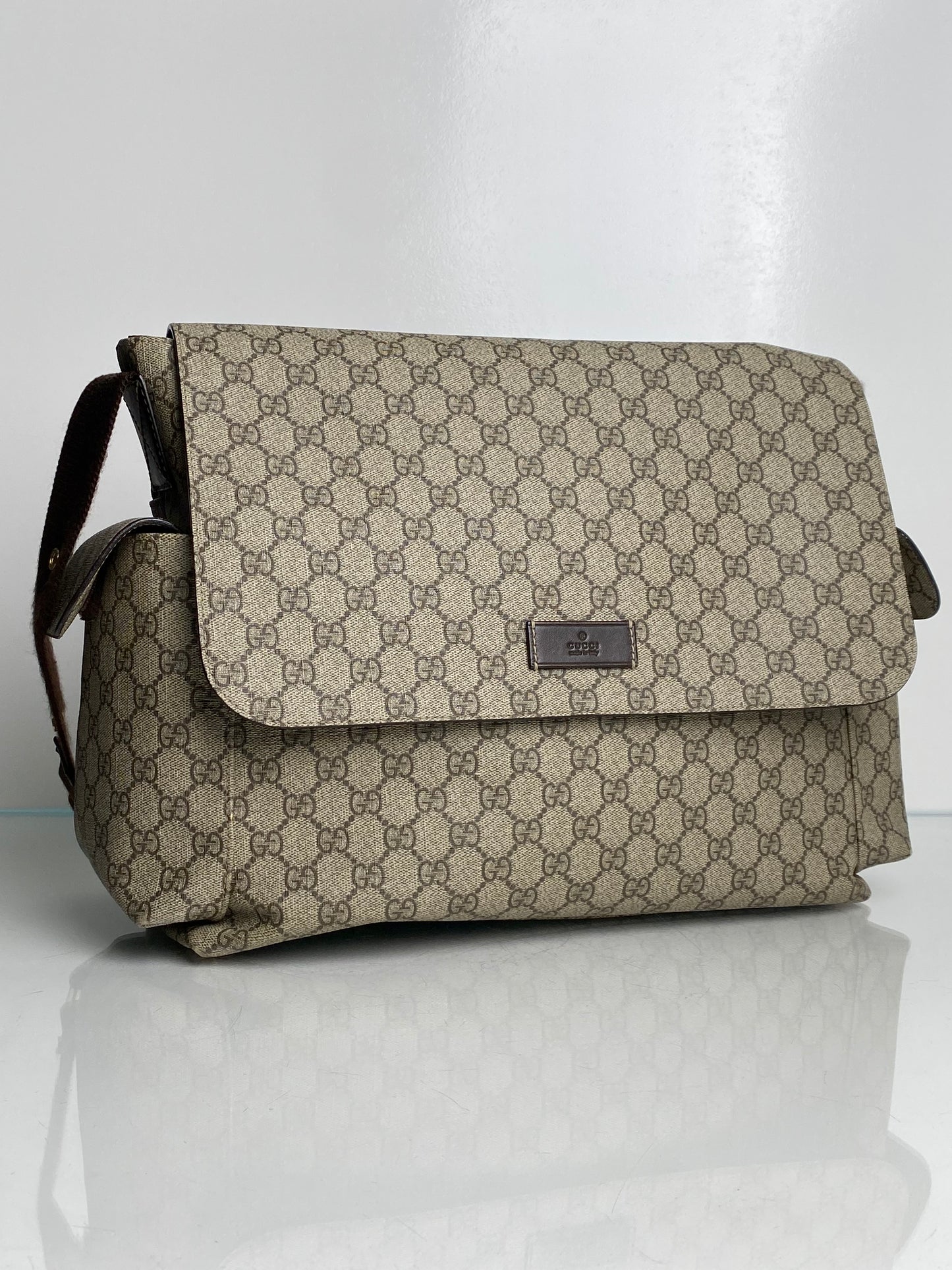Gucci Guccisima Canvas Diaper Bag GHW