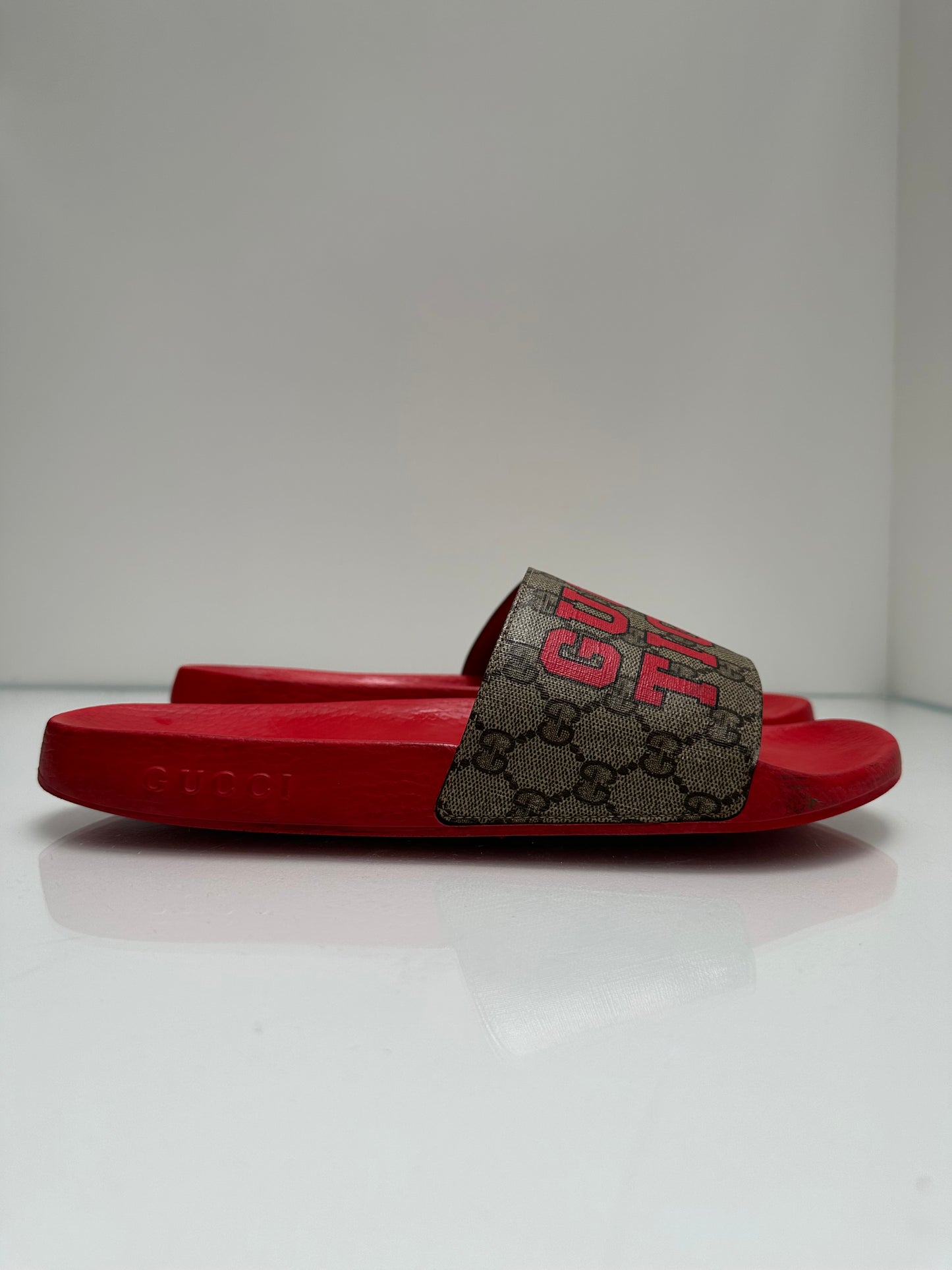 Gucci Men’s Tiger Slides, 12