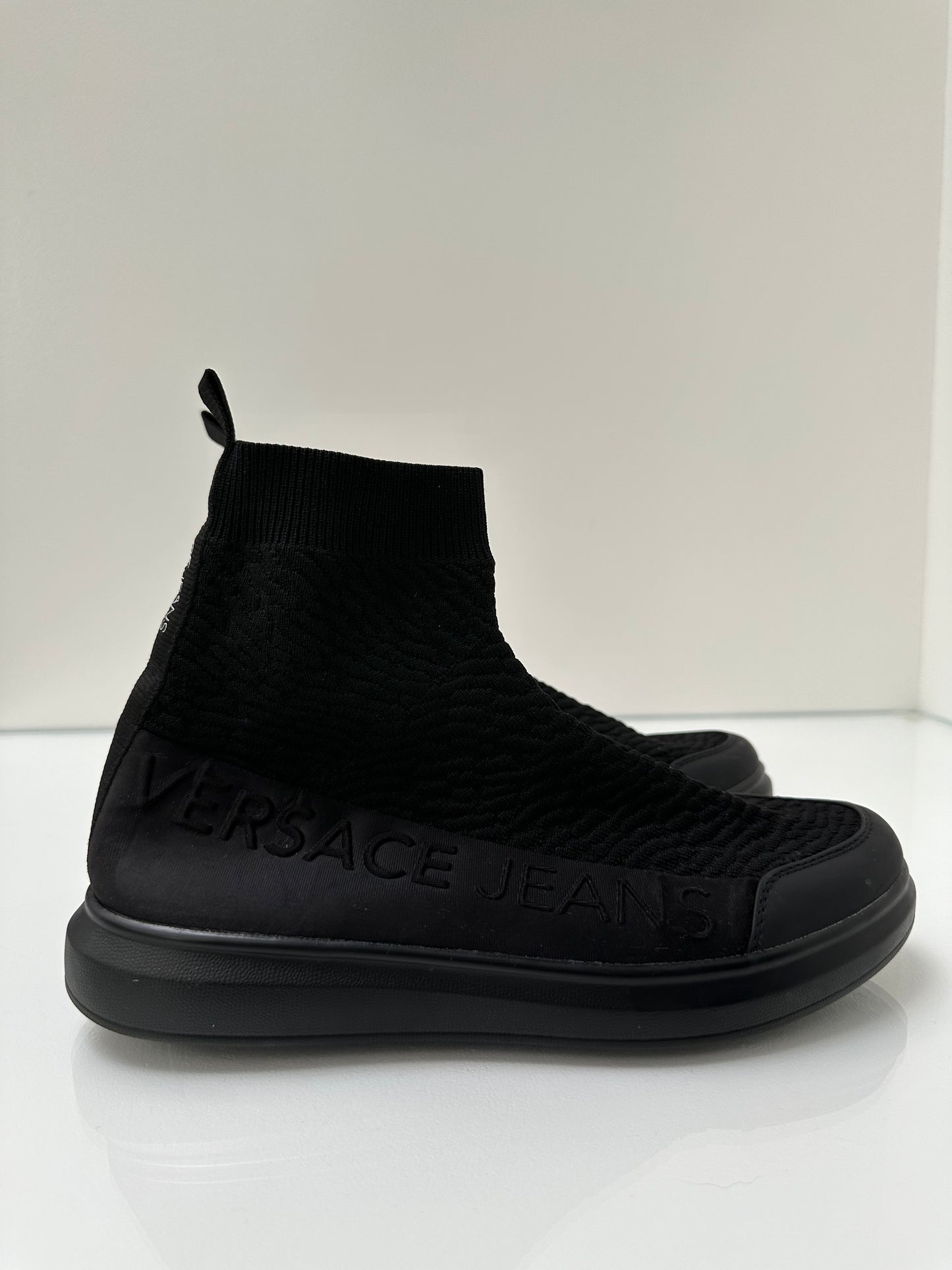 Versace Jeans Black Sock Sneaker M7/W9