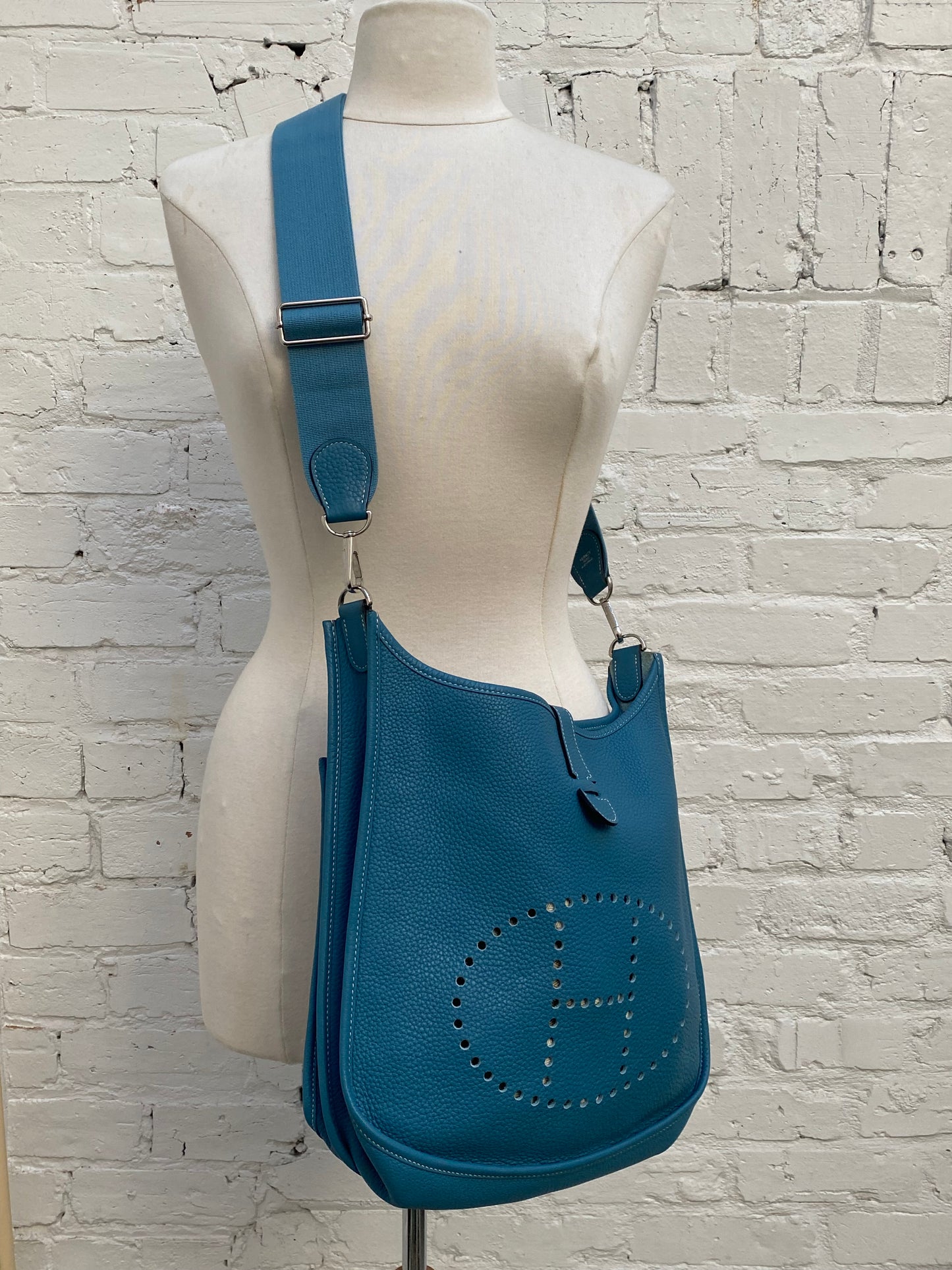 Hermes Evelyne GM I Bleu Jean Clemence PHW