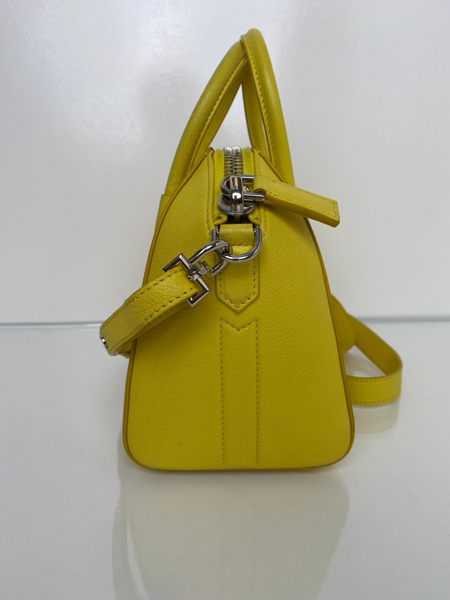 Givenchy Yellow Small Antigona Bag SHW