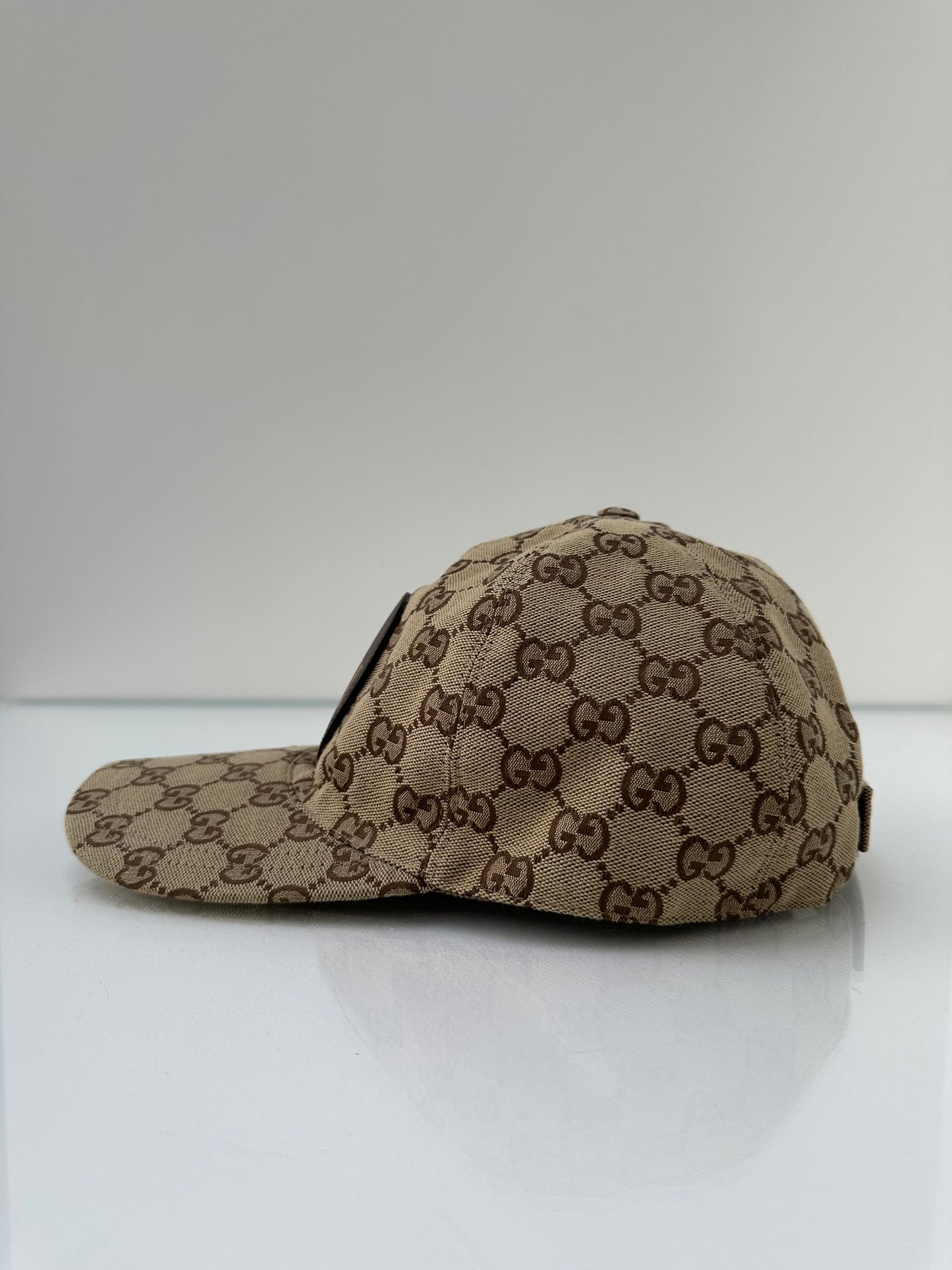 Gucci GG Canvas Logo Baseball Hat, XL