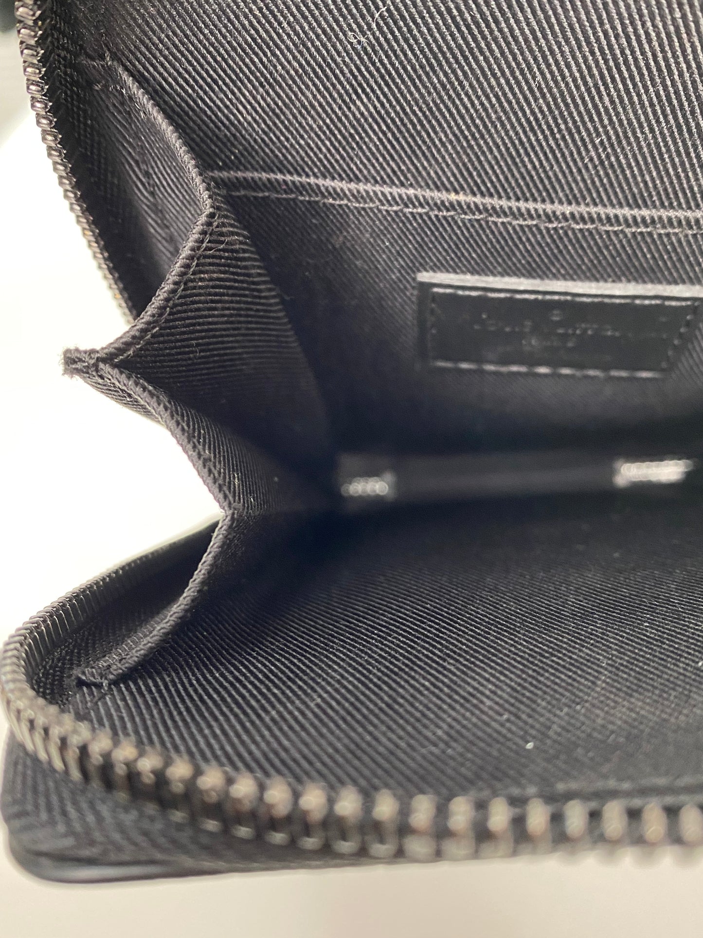 LV Black Aerogram Phone Bag